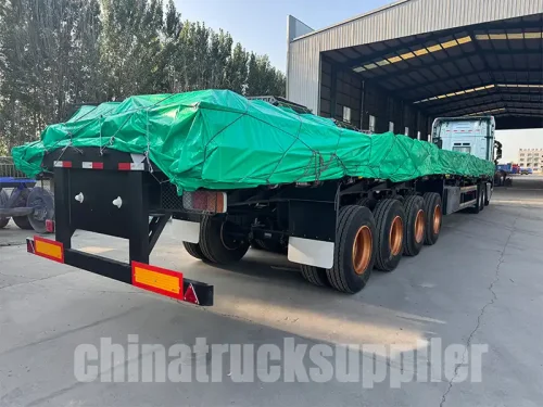 4 Axle Fence Semi Trailers Shipped to Senegal_1
